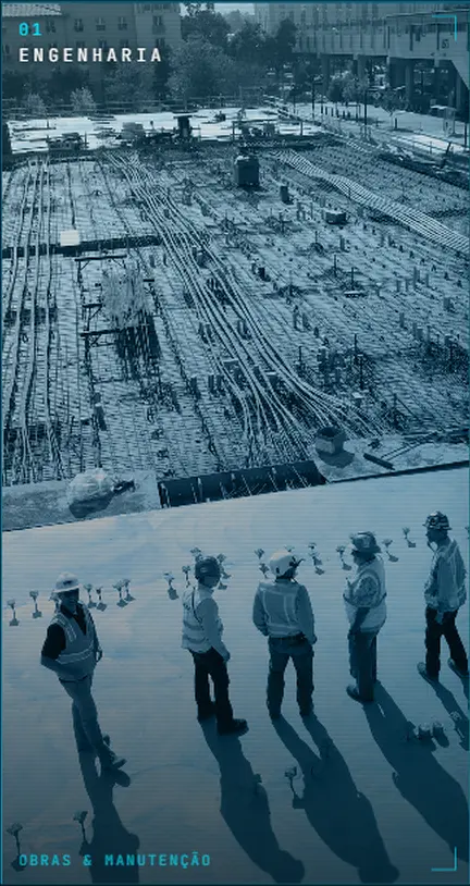 Engenharia e obras conectadas ao ATMOS